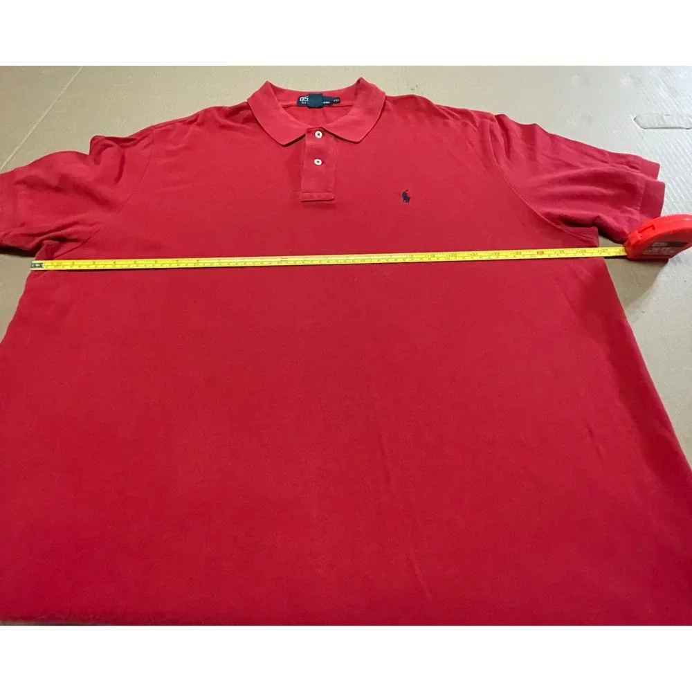 Polo by Ralph Lauren Men's 2XL Red‎ Polo Pony Embroidered Preppy Classic